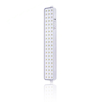 Lampe d'urgence LED non permanente de 60 LED, applique murale d'urgence avec batterie rechargeable, luminosité réglable par interrupteur (max et min)