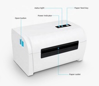 Impresora de etiquetas térmicas Bluetooth 4X6 para paquetes de envío compatible con Windows Mac iOS Android impresora de etiquetas térmicas 4x6