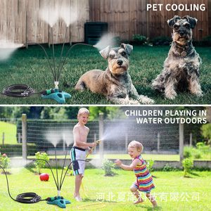 Sistema de Enfriamiento por Nebulización Xiaze, Microaspersor Portátil para Jardín, Nebulización Fina, Control Manual, Alimentado por Agua, Uso en Exteriores - Product Image 4