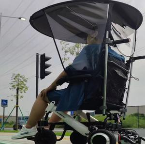 Nouveau produit housse de fauteuil roulant coupe-vent housse de pluie pour scooter de mobilité housse de scooter électrique pour voyage - Product Image 5