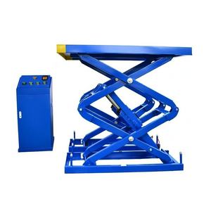 Petit élévateur à ciseaux souterrain de 3,5T de capacité, hauteur maximale de 2010 mm, pour service automobile et équipement de véhicule - Product Image 2