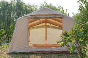Il <span class=keywords><strong>campeggio</strong></span> all'aperto di alta qualità di MingChan gonfia la grande tenda su misura con lo sbocco della fabbrica del tessuto Oxford antipioggia - Product Image 3