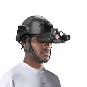 공장 새로운 NV8161 헤드 마운트 야간 투시경 고글 쌍안경 범위 4K 헬멧 7 적외선 램프 400m 총 어둠 - Product Image 2