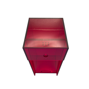 Meijie <span class=keywords><strong>plexiglass</strong></span> Hộp Màu Đỏ tùy chỉnh Acrylic hiển thị đứng hộp - Product Image 3
