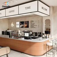 Solution complète de décoration intérieure pour les projets de comptoirs de bars et restaurants modernes |   Solution complète de design et d'aménagement intérieur pour restaurant