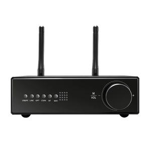 Wi-Fi-Streaming-Player DAC Audio-Decoder <span class=keywords><strong>QPlay</strong></span> für USB-Stick, Festplatte, NAS, optisch/koaxial, ES9023, aus Aluminiumlegierung - Product Image 1