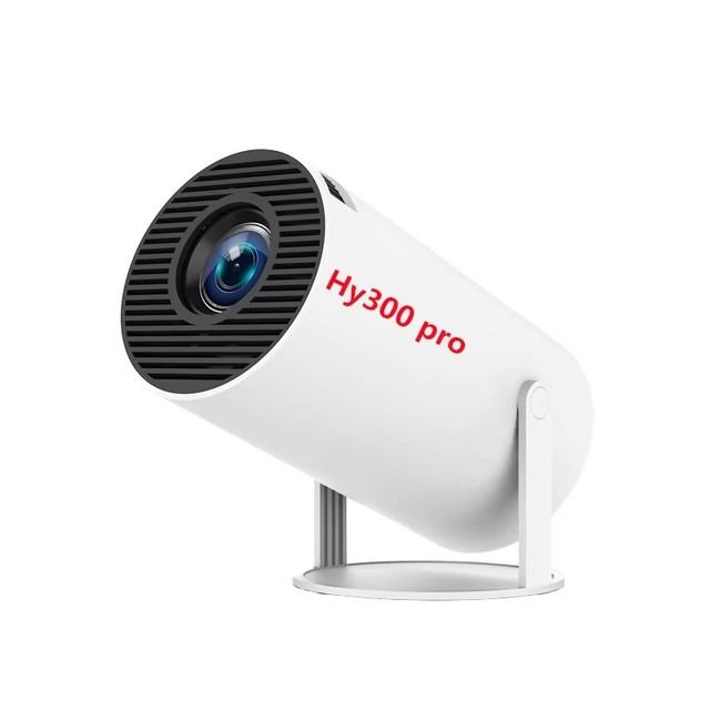 Hot Sell HY300 HY300Pro Smart Portable Projector 720P Android 11 Manual Focus 1GB 8GB 4K Video Ready WiFi Mini Home Theater LCD