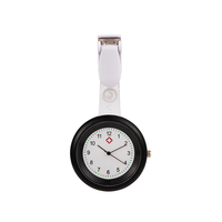 Montre d'infirmière personnalisée avec logo, boîtier en plastique coloré, mouvement à quartz, bracelet en caoutchouc, non étanche, rose, noir, jaune, vert, vente en gros, cadeau