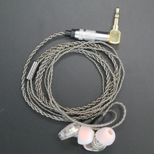 Cable de repuesto para auriculares Mmcx, Cable de Audio trenzado gris ahumado para Se215 Se315 Se425 Se535 Se846 Ue900 - Product Image 4