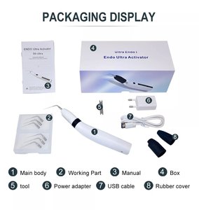 Nouvel activateur <span class=keywords><strong>dentaire</strong></span> à ultrasons sans fil, LED, Endo Ultra Activator, lavage ultrasonique des dents avec 6 embouts, outils de dentisterie - Product Image 6