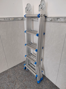 Escalera gigante de aluminio multiposición de servicio pesado Escalera plegable multiusos de diseño moderno para uso industrial y doméstico - Product Image 5