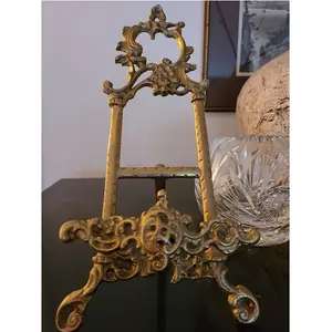 Home Accessories Luxury Solid Cast Brass Adjustable Easel