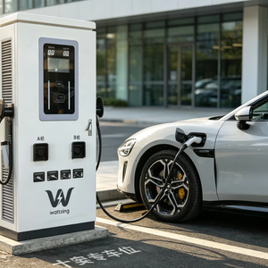 สถานีชาร์จรถยนต์ไฟฟ้า CCS2 รุ่นใหม่ 40kW-320kW แบบหัวชาร์จคู่ สำหรับใช้ในบ้าน - Product Image 1