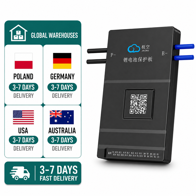 EU & US & Poland Stock JIKONG JK-BD6A20S10P Smart Power PCBA BMS 100A-200A Active Balance 18650 Lithium Lifepo4 Battery 8S-24S
