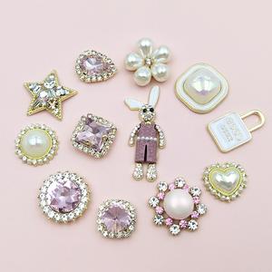 Nuovo arrivato Mix Styles Vintage rosa Alice Dream Cave scarpe modello ciondolo per spilla vestiti decorazione cucito album - Product Image 3