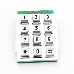 Tastierino Numerico per Serratura Esterna 3x4 Impermeabile IP65 con Tastiera in Lega di Zinco Certificato CE/FCC/ISO9001 - Product Image 1