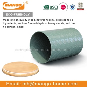 Set Van 4 Keukenbussen Met Bamboe Deksel Koffie Thee Suikermeel Metalen Blikken Potten Nestelen Voedsel Opslagcontainer Set - Product Image 4