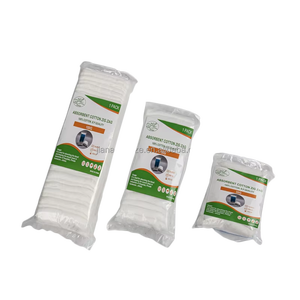 Pansement en <span class=keywords><strong>coton</strong></span> pur à 100% certifié TUV de qualité médicale, doux et absorbant, jetable, en zigzag, <span class=keywords><strong>500g</strong></span> par sac - Product Image 4
