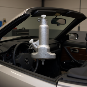 Cylindre hydraulique de capote convertible Mercedes R129, course de 550 mm, en acier, pour 300CE SL320 CLK320 CLK430 SL500 SL600 1994-2002 - Product Image 2