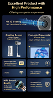OEM/ODM mini projecteur vidéo portable TS-3 Android 13 lampe LED 4K à courte portée Home cinéma 3D avec haut-parleur intégré 240ANSI