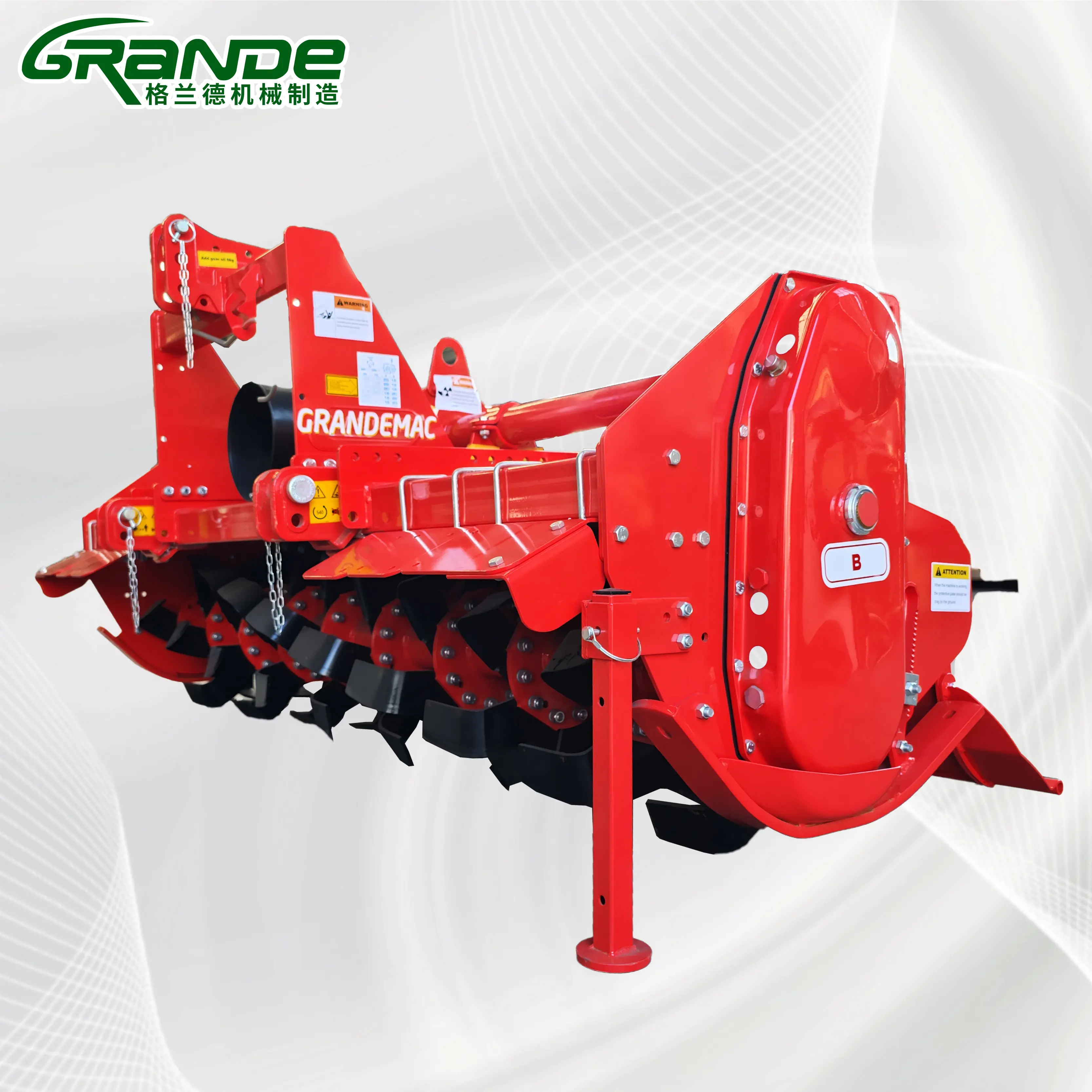 Precio de fábrica similar Maschio tractor Farm Implemento Heavy Duty Rotary timón Cultivador