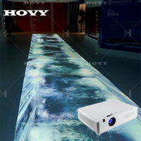 Projecteur holographique spécifique au restaurant HOVY - Projection murale immersive à thème personnalisé, cartographie de projection, résolution HDMI 1920x1200