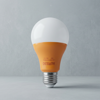 Ampoules LED anti-insectes orange/blanc E27, répulsif spectral contre les moustiques, lampe 220V/380V 7W, nouvelle pour poulailler et jardin