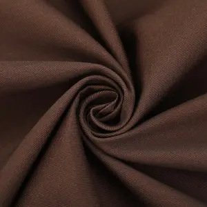Chinese Supplier TC 65/35 175GSM Dresses Fabric Twill Woven Khaki Cotton Fabric for Pants and Bags