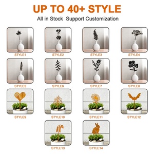 Adornos de Animales para Jardín y Patio, Decoración de Acero Inoxidable para Jardines y Terrazas, Miniatura de Pájaro, <span class=keywords><strong>Girasol</strong></span>, Abeja de Primavera para el Camino de tu Patio Trasero - Product Image 5