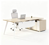Table de bureau de direction de luxe pour immeuble commercial, fournie directement par l'usine en gros