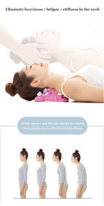 محاذاة العمود الفقري العنقي بتقويم العمود الفقري وسادة الرقبة والكتف الاسترخاء الظهر تدليك الزناد نقطة العلاج ، وتحسين التنقل - Product Image 4
