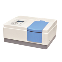 Machine d'analyse biochimique de laboratoire Spectrophotomètre LCD Ultraviolet Visible 190nm-1100nm UV VIS à double faisceau avec balayage
