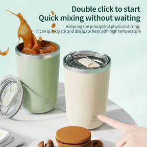 Wholesale Custom Logo Smart Auto Mixing Mug With Mixed Milk Stainless Steel Coffee Mixer Blender Cup - Product Image 4