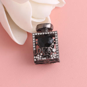 2025 vente chaude amour strass cristal coeur parfumé forme perles pour stylos bijoux à bricoler soi-même téléphone chaînes accessoires - Product Image 6