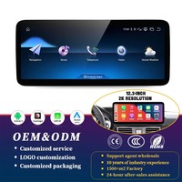 Écran tactile Android 14 Snapdragon 665 8 cœurs de 12,3 pouces avec Carplay Lecteur DVD de voiture pour Mercedes Benz Classe E W212 W213 2009-2015