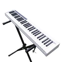 Irin Nieuwe Groothandel Prijs Digitale Muziek Instrument 61 Toetsen Wit Zwart Piano Orgel Elektronische Keyboard Met Lithium Batterij