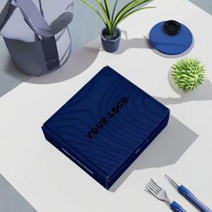 Tùy Chỉnh Trắng Thân Thiện Với Môi Vật Liệu Tái Chế Các Tông Sóng Quần Áo Hộp Bưu Phẩm Miếng Bọt Biển Lót Màu Đen Matte Cán UV - Product Image 5