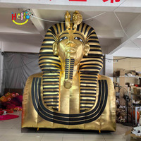 Or Airblown Toutankhamon Pharaon Sculpture Géant Gonflable Statue Égyptienne