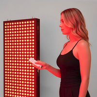Panneau de luminothérapie infrarouge à LED à 5 longueurs d'onde avec télécommande tactile Magique Power, logo personnalisé, application, entrepôt américain
