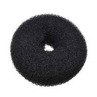 Anillo moldeador de moños de moda para peinados recogidos, accesorio mágico de nailon para el cabello, ideal para peluquerías y uso femenino.