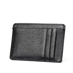 Slim Leather Card Holder Custom Card Holder Wallet Card Holder Purse - Product Image 2
