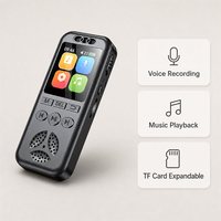 Lecteur MP3 numérique professionnel K9 personnalisé à réduction de bruit, écran couleur haute définition, enregistrement vocal, WAV USB 2.0