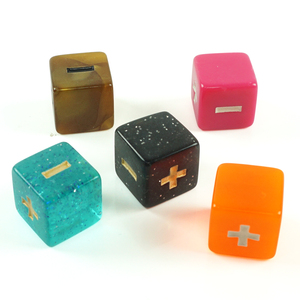 16Mm Thiết Kế Mới Đầy Màu Sắc <span class=keywords><strong>Dice</strong></span> Square Counter <span class=keywords><strong>Dice</strong></span> Phân Số <span class=keywords><strong>Dice</strong></span> Cho Câu Lạc Bộ Trò Chơi - Product Image 3