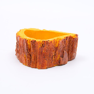 Bols pour animaux de compagnie en résine imitation écorce SKF01 rustique rétro jardinières lézard Reptile <span class=keywords><strong>bassin</strong></span> à boire - Product Image 4