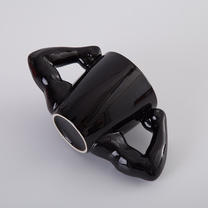 Cá tính siêu cơ bắp xử lý hài hước cốc cà phê mới lạ cánh tay cơ bắp cốc cà phê 3D cánh tay cơ bắp hình sáng tạo Gốm <span class=keywords><strong>Mug</strong></span> Quà Tặng - Product Image 3