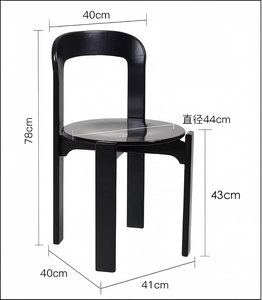 <span class=keywords><strong>Set</strong></span> di 4 Sedie da Pranzo MYUZ OEM 2026 per Sala da Pranzo e Cucina, <span class=keywords><strong>Sedia</strong></span> Moderna in Legno Massello per Tavolo da Casa - Product Image 5