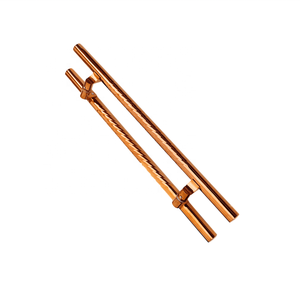 En gros En Acier Inoxydable en Forme de H Intérieur Poignées Rosette Sur Rosace Poignée de Traction de Porte En Bois - Product Image 5
