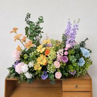 Landschapsaanleg Bloemstukken Bloembol Bos-thema Scène Groene Planten Rij & Loper voor Feest Evenement Bruiloft Gangdecoratie