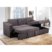 Hochwertiges Attraktives 2-Sitzer Chaiselongue-Design Armlehnen-Wohnzimmersofa Ecksofa Schlafsofa