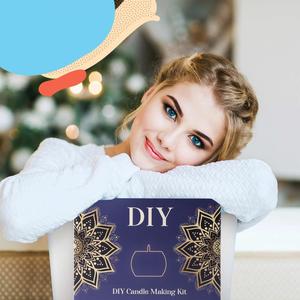 New Style Handmade Scented Candle with Fragrance <b>Essential</b> <b>Oil</b> Diy Gift Box for Women Low Price Items Gift Wholesale - Product Image 5